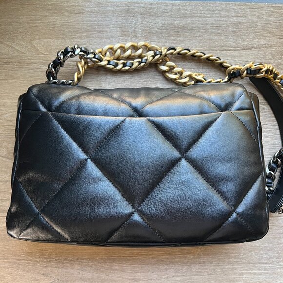 Chanel 19 Medium/Large black - Picture 2 of 11